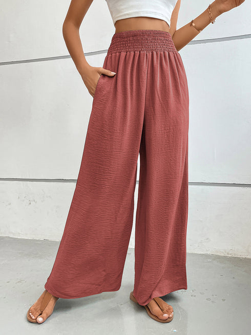 Perfee Wide Leg Pants with Pockets - Odaingerous